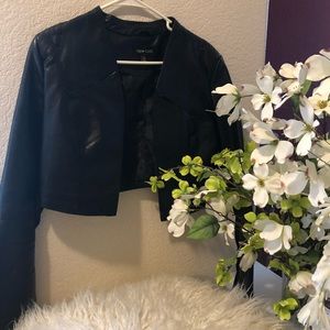 Black mini jacket soft like leather